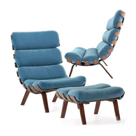 Essey Armchair And Ottoman